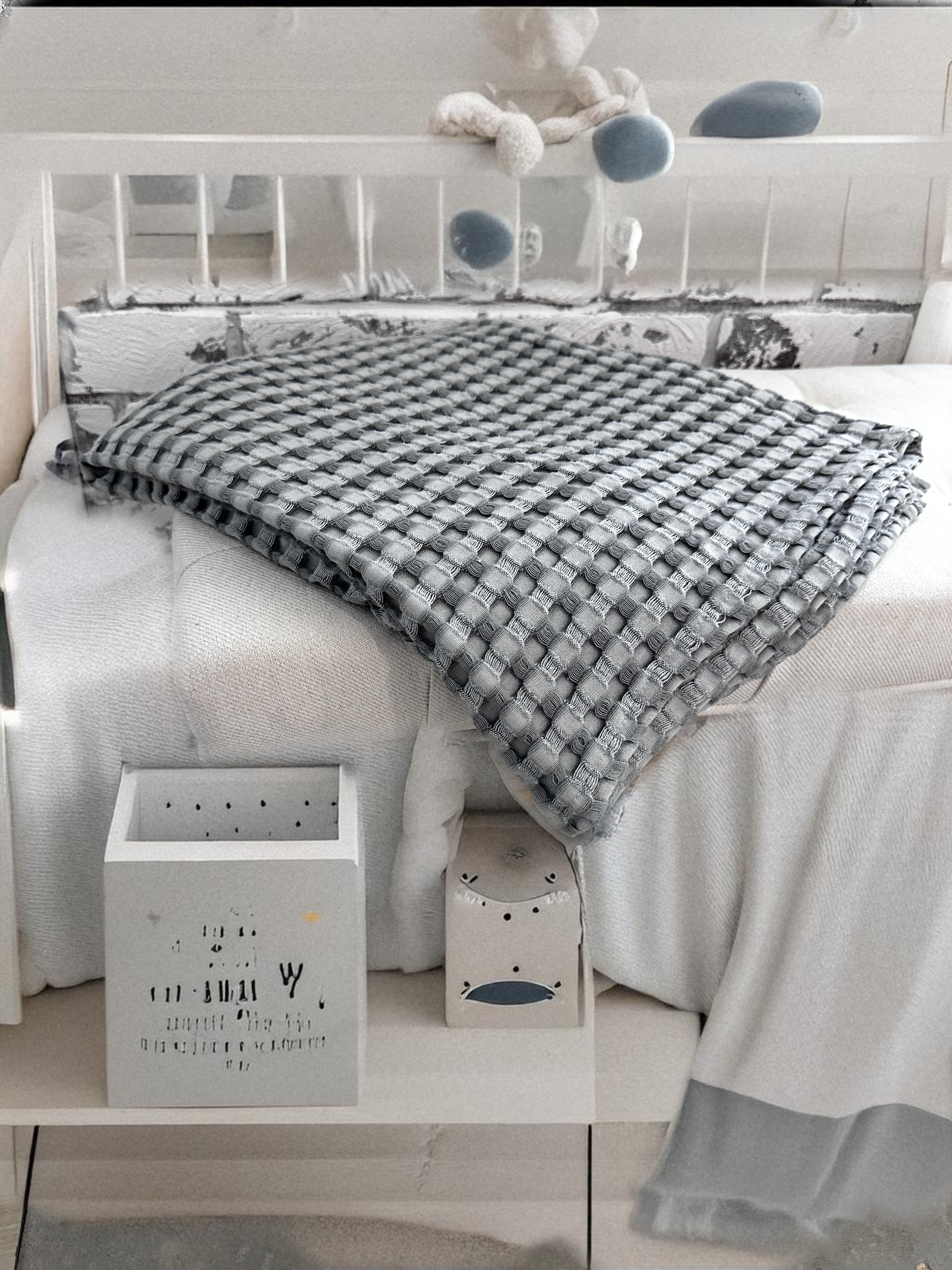 Olli & Lime Interwoven Knit Baby Blanket